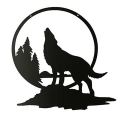 Howling Wolf Wall Decor