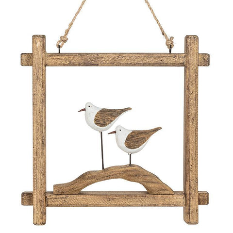 Wood BIrds Wall Decor