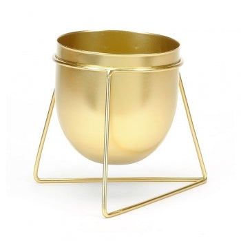 Gold Metal Flower Stand