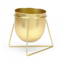 Gold Metal Flower Stand