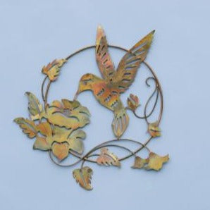 Hummingbird & Lily Wall Decor