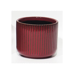 Red Ceramic Pot 4.7"