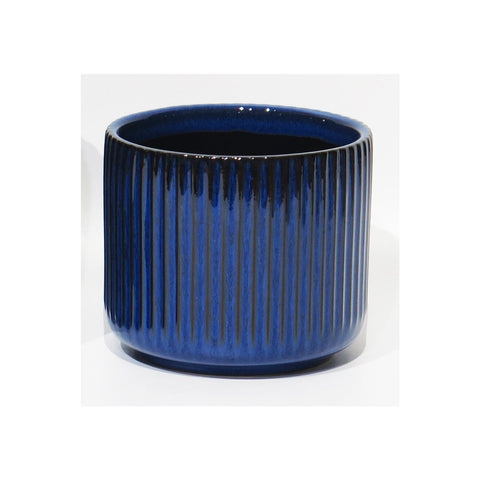 Blue Ceramic Pot 4.7"