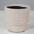 Glazed White Pot 4.9" D