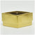 Gold Low Sq. Ceramic Pot