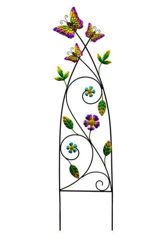 Butterfly Metal Trellis