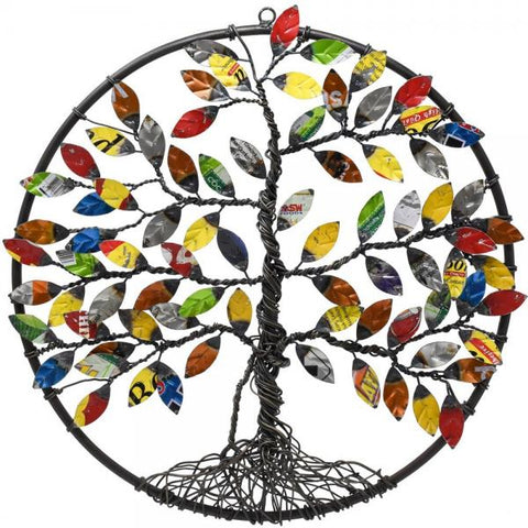 Colored Tree of Life Wall Art