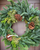 24" Mixed Wreath with Pinecones