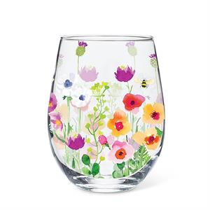 Wine Glass Bee Garden