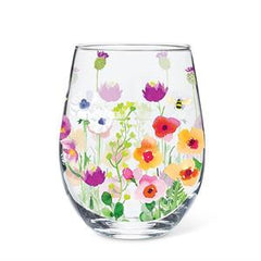 Wine Glass Bee Garden