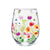 Wine Glass Bee Garden