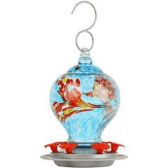 Hummingbird Sunny Glass Feeder
