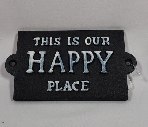 This is our Happy Place Sign