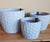 Prisma Round Planter Granite - Medium