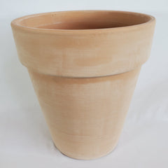 tall terracotta pot