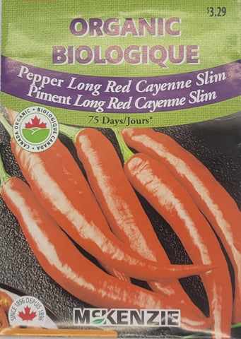 Organic Pepper Long Red Cayenne