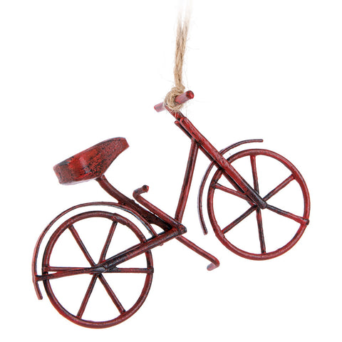 Red Bicycle Ornament