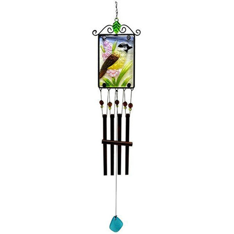 Stained Glass Bird Chime