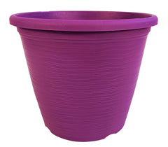 Cara Round Planter Purple 11"