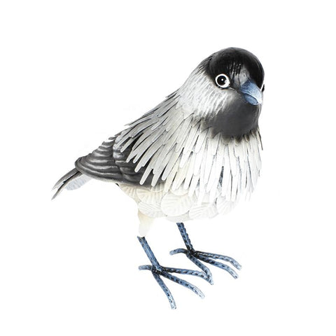 Chickadee Metal Statue