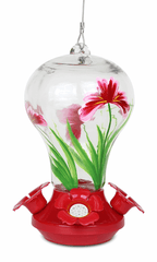 Flower Design Hummingbird Feeder