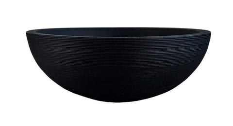 Linea Low Bowl Black 23.6"