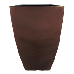 Modern Square Pot Corten Steel 18.5"