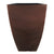 Modern Square Pot Corten Steel 18.5"