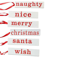 Wood Holiday Ornament Assorted