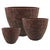 Prisma Round Planter Corten Steel Small