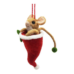 Wool Mouse Ornament